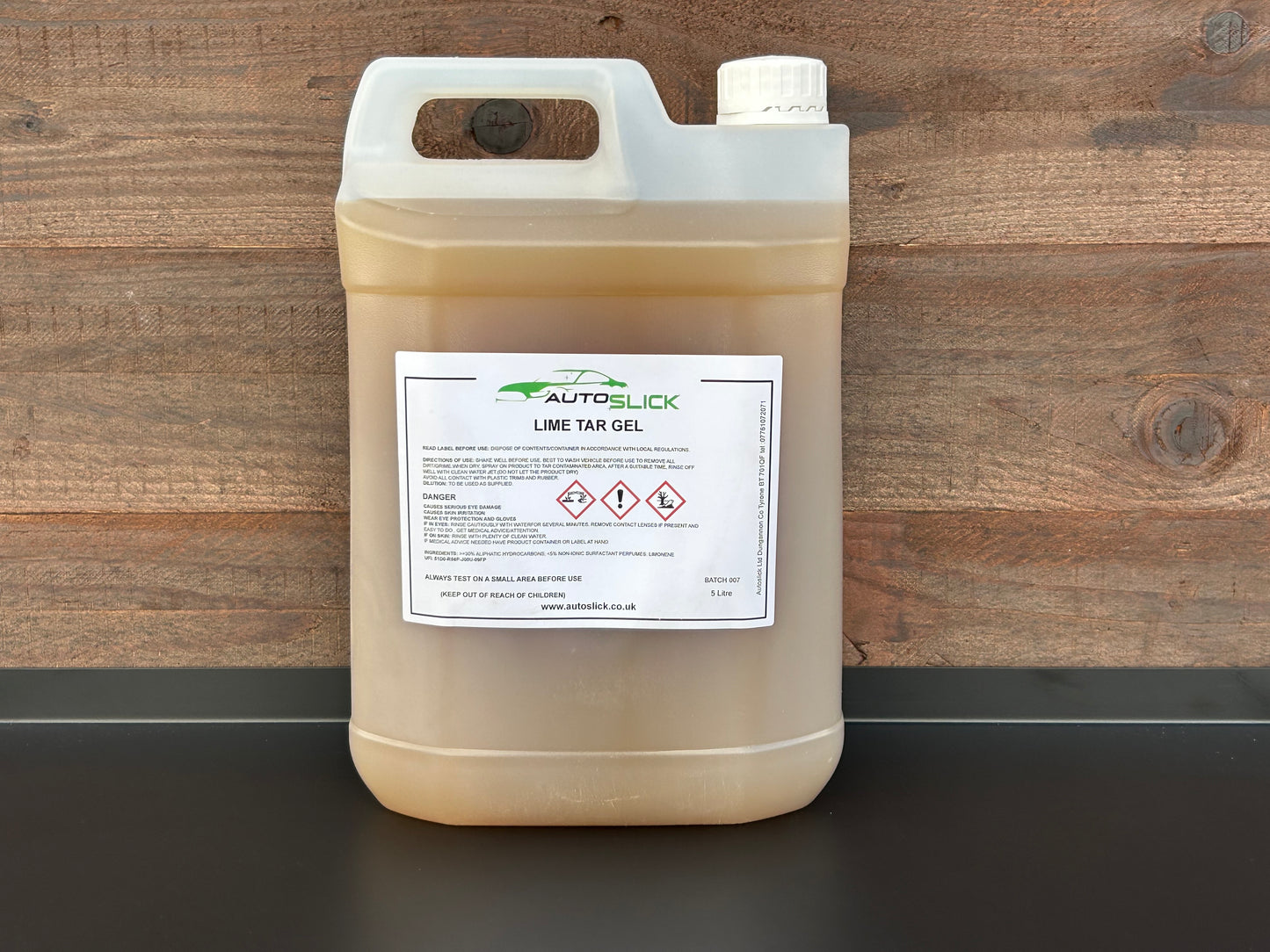 Lime tar gel