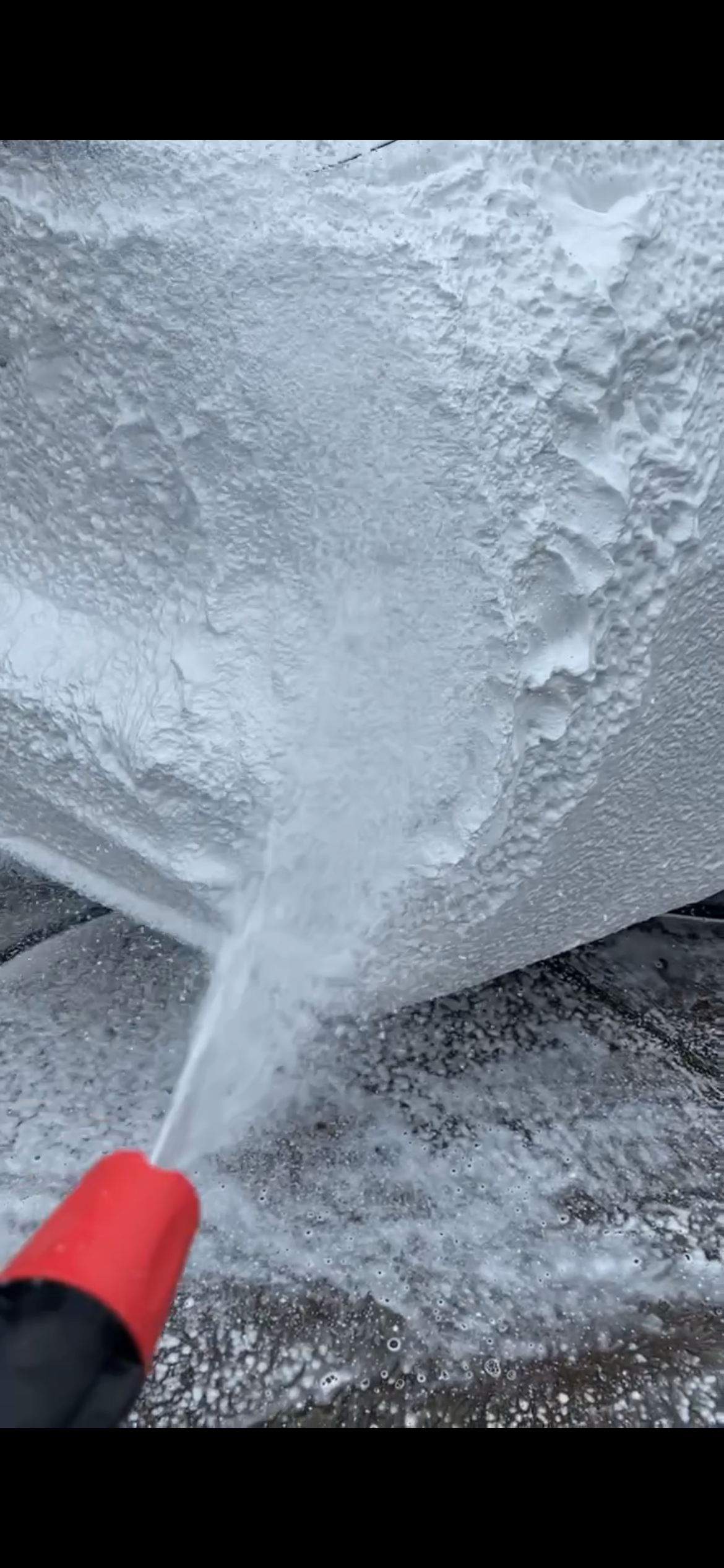 Luxury snow foam